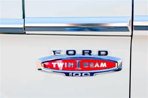 1966 Ford F100 Emblem Photograph By Jill Reger
