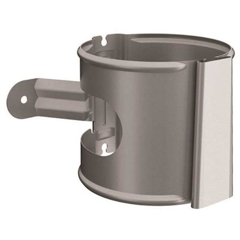 Lindab Majestic Galvanised Steel Downpipe Bracket | Roofing Outlet