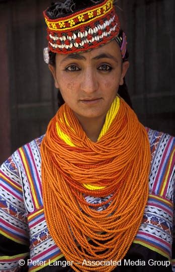kalash woman in bumboret valley in pakistan kalash people