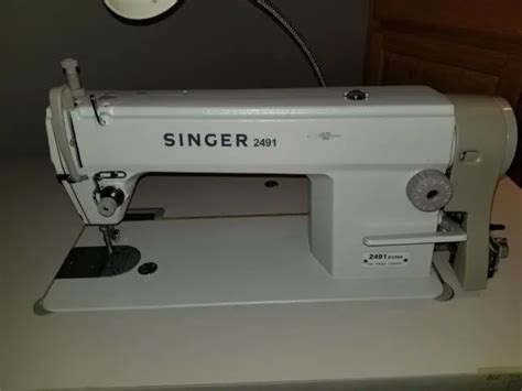 Singer Sewing Machine Model 2491 Pre Owned W Table And Servo Motor