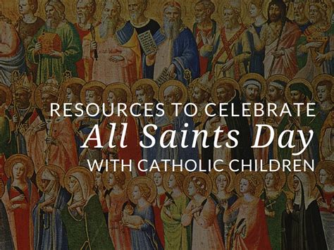 Catholic all saints day images. Free Resources to Celebrate All Saints' Day with Students
