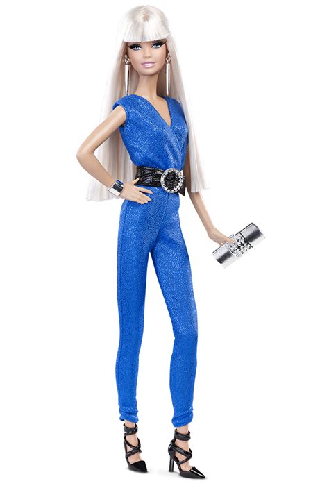 the barbie look collection blue jumpsuit barbie doll fashions barbie collector mattel