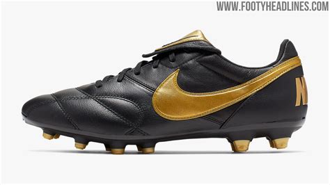 Daher die frage, ob es auch schuhe ohne stollen gibt, die die form von fußballschuhen haben. Edle Schwarz / Goldene Nike Premier II 2019 Fußballschuhe ...