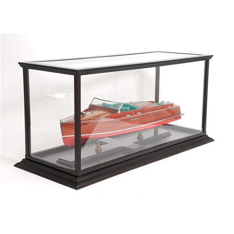 Display Case For Speed Boat Model P020 By Old Modern Handicrafts