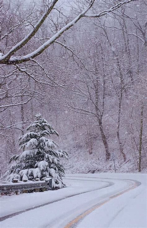 Blue Ridge Parkway In Ashville Winter Scenery Winter Scenes Winter