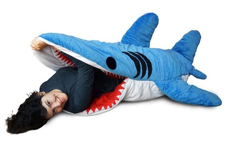 Extraordinary Shark Sleeping Bag | Shark sleeping bag, Sleeping bag, Dinosaur stuffed animal