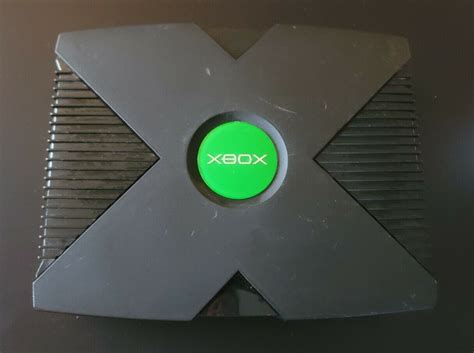 Original Classic Microsoft Xbox Console Only For Parts Or Repair As Is