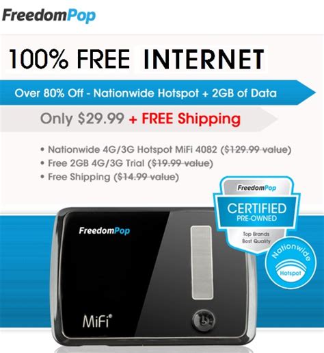 Freedompop Offers Absolutely Free 4g Mobile Data With Mifi Telecom Vibe