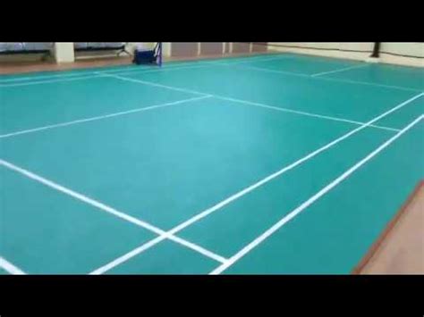 The goal of each of the players/teams is to throw a shuttlecock to the territory of the opponent in such a way that he or badminton court dimensions and net height. Badminton court construction service | Indoor badminton ...