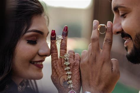 Indian Engagement Photos Ring Ceremony Photography Poses