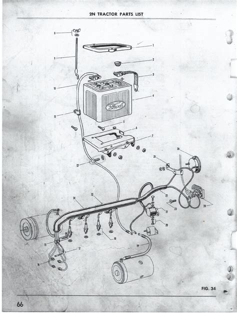 Diagram Ford 9n Tractor Starter Motor