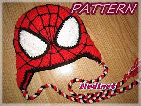Crochet Pattern Spiderman Crochet Hat Crochet Hat Pattern