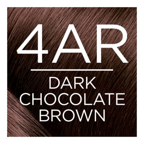 L Oreal Paris Excellence 4ar Dark Chocolate Brown Creme Permanent Triple Care Hair Color 1 0 Ct