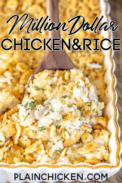 Last updated aug 08, 2021. Million Dollar Chicken & Rice Casserole - This is our go ...