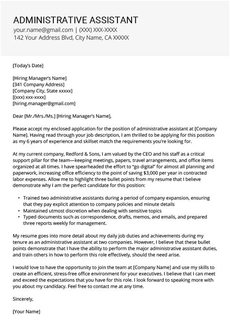 Sample Cover Letter For Office Assistant Job Primary Taken Most Valued