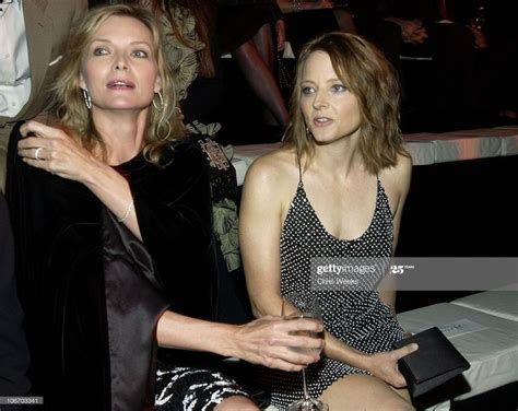 Michelle Pfeiffer And Jodie Foster During Giorgio Armani Receives The
