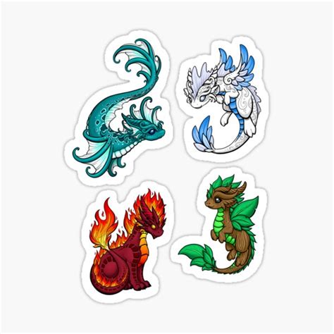 Embellishments Craft Supplies And Tools Humble Dragon Limited Edition Stickers Trolls Fantasy