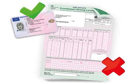 Uk Driving Licence Paper Counterpart