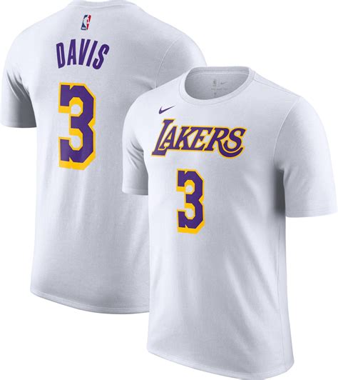 All the best los angeles lakers gear and collectibles are at the official online store of the lakers. Nike Los Angeles Lakers Anthony Davis #3 Dri-fit White T ...