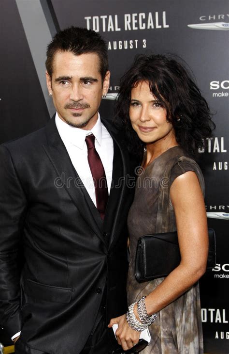 colin farrell and claudine farrell editorial photography image of event product 54921442