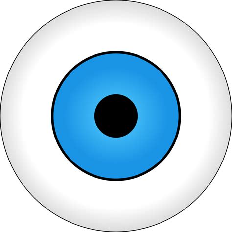 Onlinelabels Clip Art Olho Azul Blue Eye