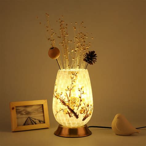 Clear glass table lamps for bedroom. Creative Retro American Glass Table Lamp Bedroom Bedside ...
