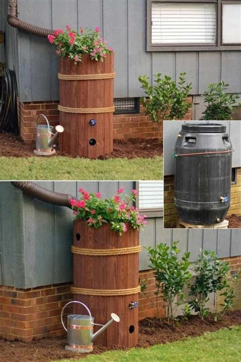 5 Elements To Build An Eco Friendly Home Rain Barrel Decorative Rain