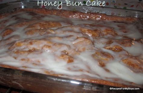 Betty crocker super moist butter recipe yellow cake mix, 15.25 oz. Recipes For My Boys: Honey Bun Cake