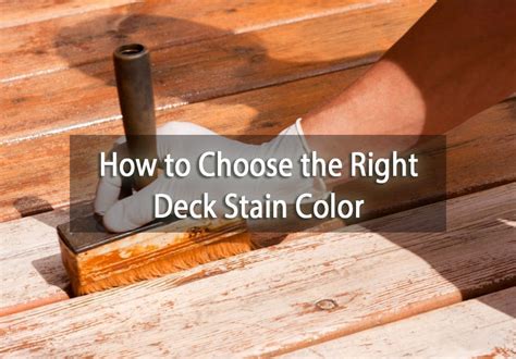Occasionally the perception of the color will change once the final finish is applied. How to Choose the Right Deck Stain Color | SurePro Painting