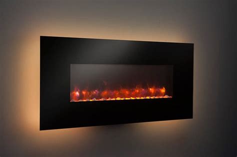 Greatco 50 In Gallery Linear Wall Mount Electric Fireplace Electric