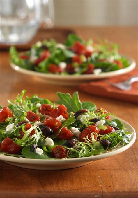 Mediterranean Salad Recipe Easy Vegetable Recipes Mediterranean