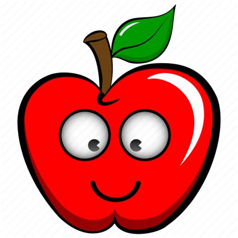 Apple Cheerful Cute Emoji Emoticon Happy Shy Icon Download On