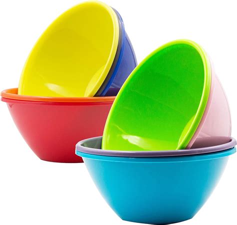 Youngever 32 Ounce Plastic Bowls Large Cereal Bowls Large Soup Bowls