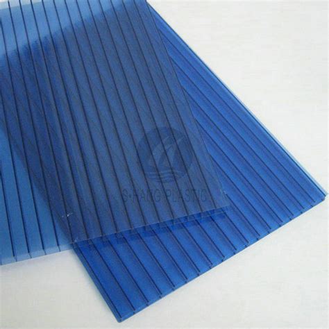 China Blue Color Polycarbonate Sheet For Sunshade China Polycarbonate Sheet Pc Sheet