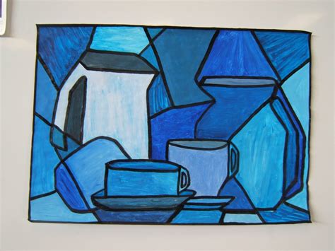 Monochromatic Still Life Art Lessons Abstract Painting Elements Of Art
