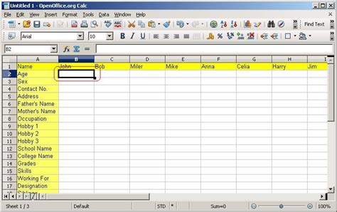 Freezing Rows And Columns In Openoffice Calclibreoffice Calc Coddicted