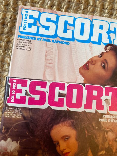 Escort Magazine Vintage 1990s In Excellent Condition Choose Etsy