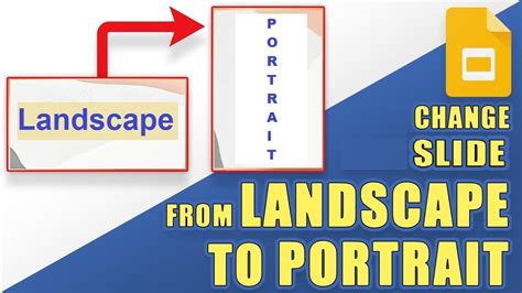 How To Change From Landscape To Portrait Powerpoint Orientation In