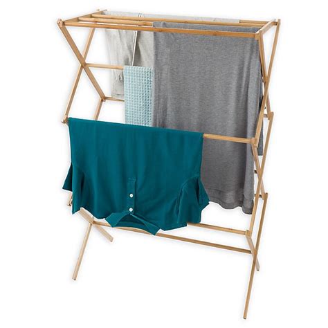 Maybe you would like to learn more about one of these? Lavish Home Bamboo Folding Laundry Drying Rack | Bed Bath ...