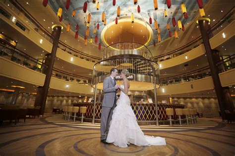 Carnival Cruise Ship Wedding Aboard The Carnival Breeze Kind Of Looks
