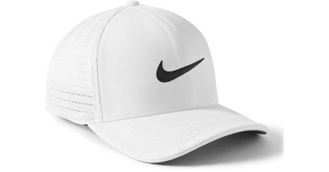 Nike Aerobill Classic99 Perforated Dri Fit Adv Golf Cap In White For