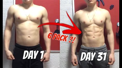 What Planking Every Day For A Month Did To This Guys Body Ph