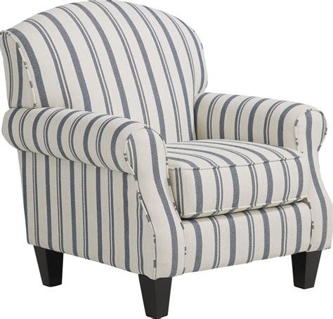 Beachfront Silver 8 Pc Living Room Stripe Accent Chair Accent Chairs