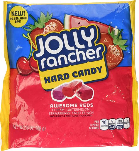 Jolly Rancher Awesome Reds Hard Candy 13 Ounce Pack Of 2 Amazonca