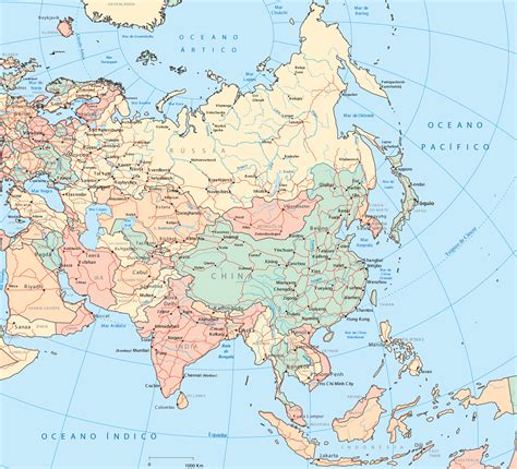 Mapa Politico De Asia