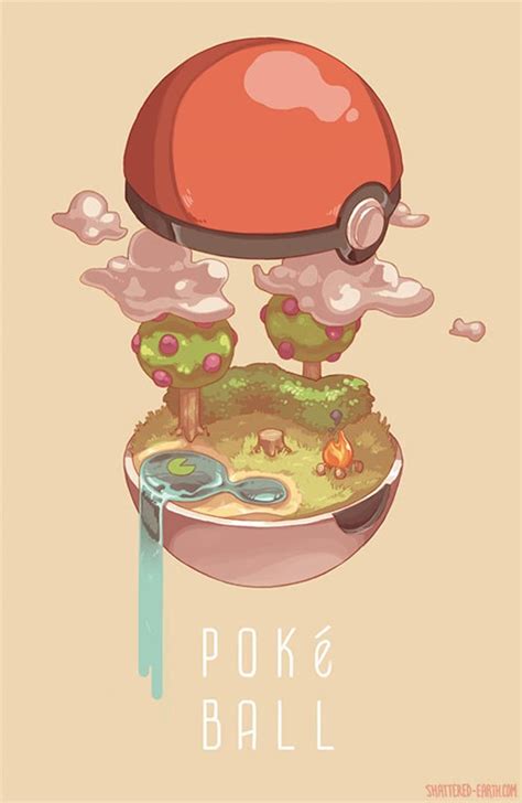 Pokemon Pokeball Interior Art Poster Print In 2021 Cool Pokemon