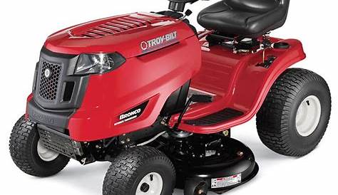 Troy-Bilt Bronco 17-HP Automatic 42-in Riding Lawn Mower with Mulching