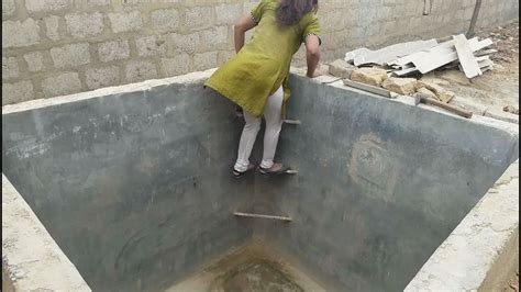 Noreen Village Life Making Water Tank Cleaning Water Tank By Noreen