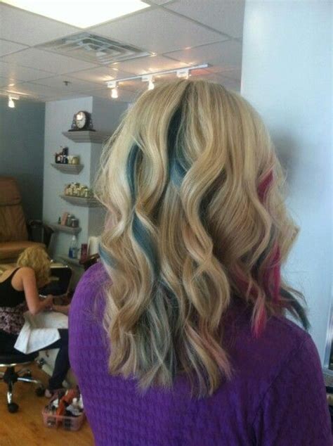 Pin By Beth Krawczyk On Hair That I Love Teal Hair Hair Blonde Hair With Highlights