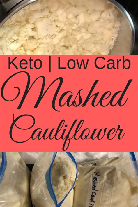 Low Carb Mashed Cauliflower Keto Potato Substitute Keto Side Dish